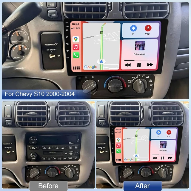 Alt view image 2 of 5 - 10.1 Inch Touschscreen Car Radio for Chevy S10 2000-2004