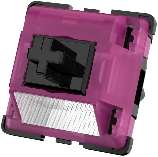 Alt view image 3 of 5 - DUROCK Black Lotus Switch, High Precision Linear Switches 63.5g Long Spring Pre-Lubed RGB Linear Keyboard Switches (DUROCK Black Lotus, 70pcs)