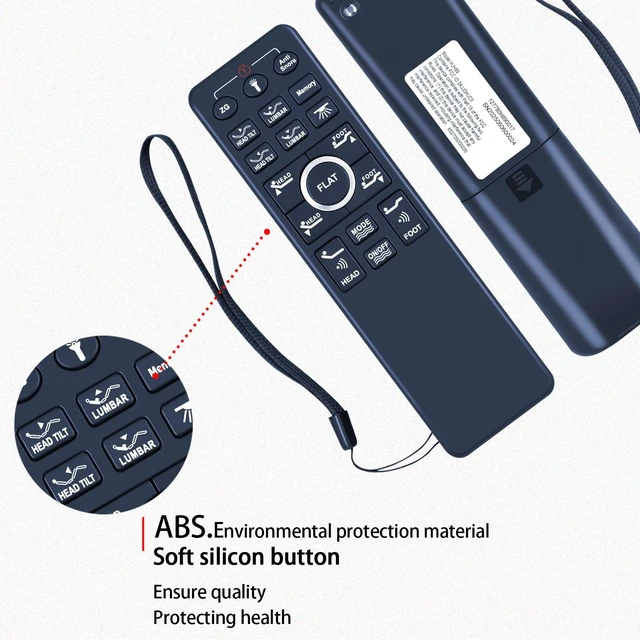 Alt view image 3 of 5 - SJUIF Remote for EGOHOME/Sven & Son/Beverly/Richmat HJH89 Adjustable Bed