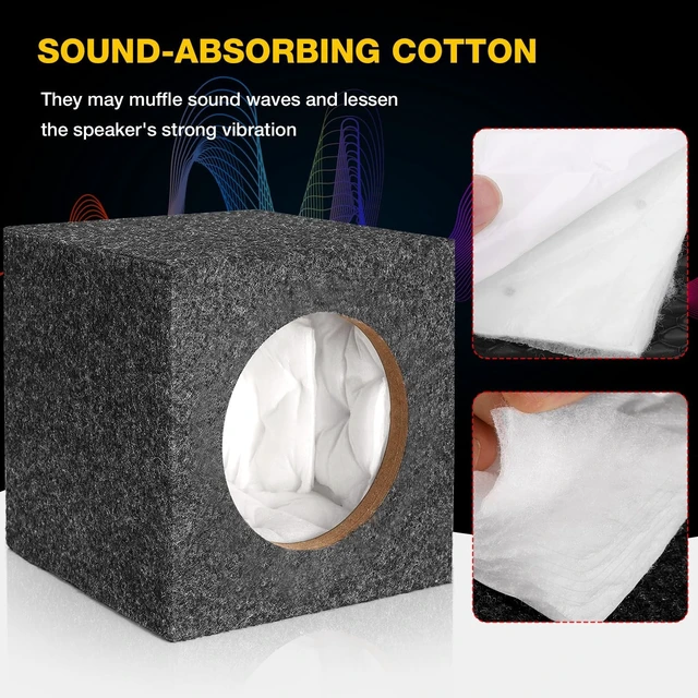 Alt view image 4 of 5 - 5" Ported Subwoofer Speaker Box for Better Heat Management