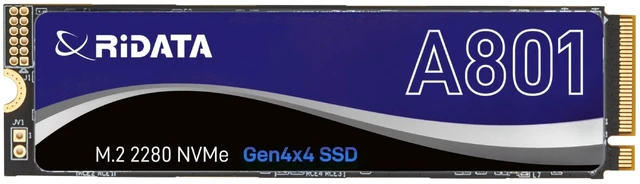 Main image of Ridata A801 1TB SLC Cache NVMe 1.4 PCIe Gen 4x4 M.2 2280 Internal SSD