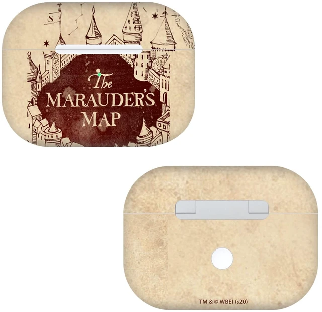 Main image of Head Case Designs Officially Licensed Harry Potter Marauder's Map Prisoner of Azkaban VII Vinyl Sticker Skin Decal Cover Compatible with Apple AirPods Pro