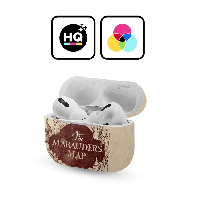 Alt view image 2 of 5 - Head Case Designs Officially Licensed Harry Potter Marauder's Map Prisoner of Azkaban VII Vinyl Sticker Skin Decal Cover Compatible with Apple AirPods Pro