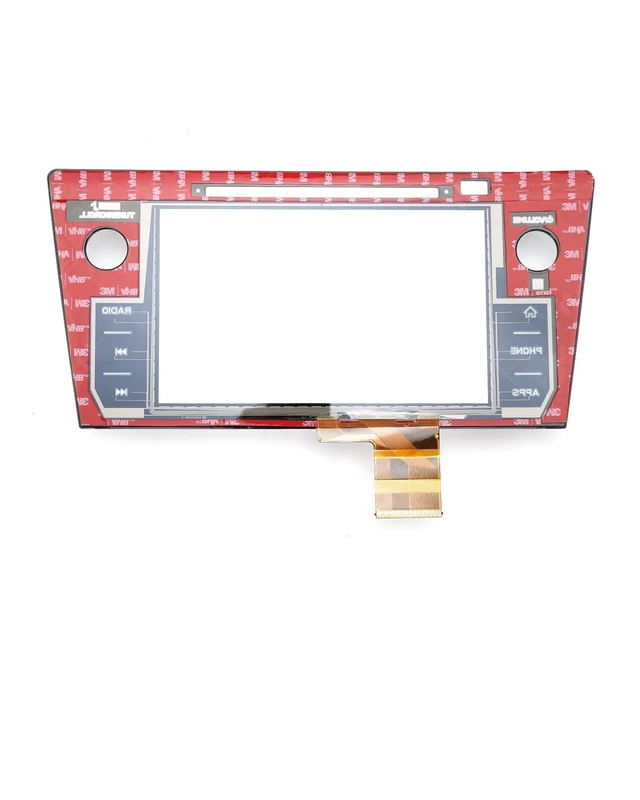 Alt view image 3 of 5 - TepHnf Touch Screen Digitizer Radio Replacement for 2018 2019 Subaru Legacy & Outback 86471-AL65A 86471-AL68A 86471-AL65B 86471-AL66A with Phone Button