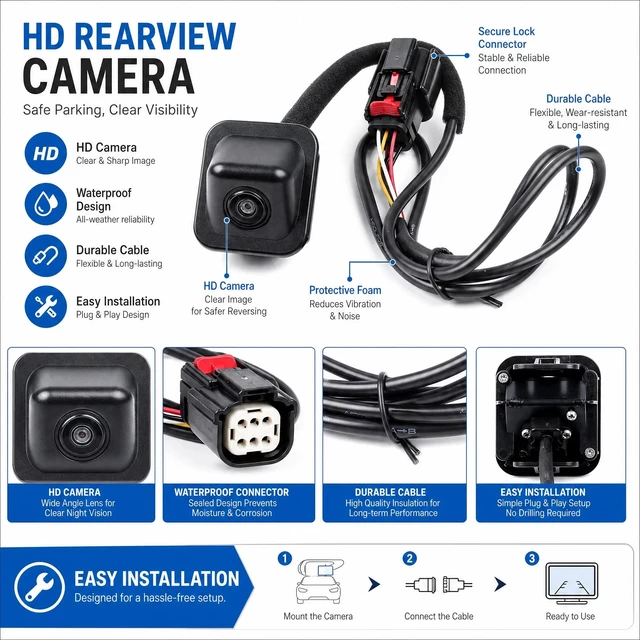 Alt view image 5 of 5 - No. 23199271 Rear View Backup Reverse Parking Camera/Rear View Camera