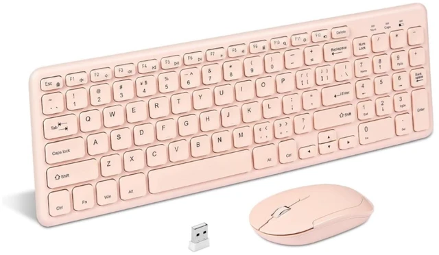 Main image of Keyboard and Mouse Combo(Pink)