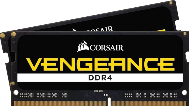 Main image of CORSAIR Vengeance SODIMM DDR4 RAM 32GB (2x16GB) 3200MHz CL22-22-22-53 1.2V Intel AMD Laptop Notebook Memory - Black (CMSX32GX4M2A3200C22)