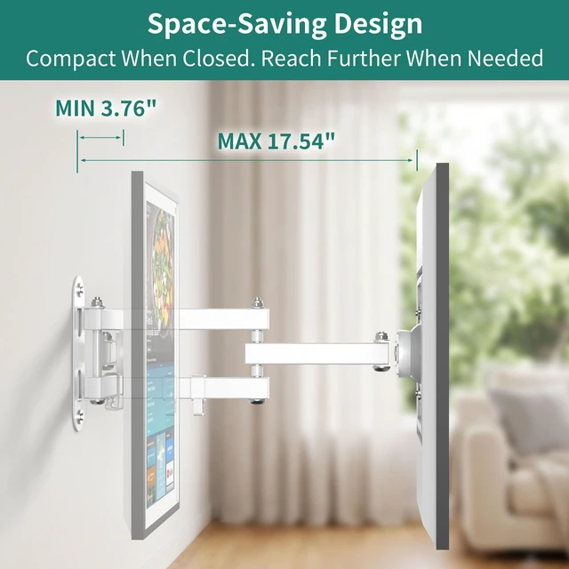 Alt view image 5 of 5 - HomeMount Show 15/21 Wall Mount Fits 10-32" Smart Displays & Monitors