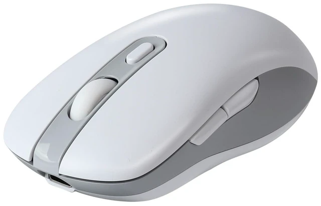 Main image of Rechargeable Tri-mode Wireless Mouse,Silent Click Ergonomic , 3 Devices Switchable, Adjustable Sensitivity Levels, Type-C , Multi-color Portable Cute Compatible with Windows Laptop PC Tablet (w