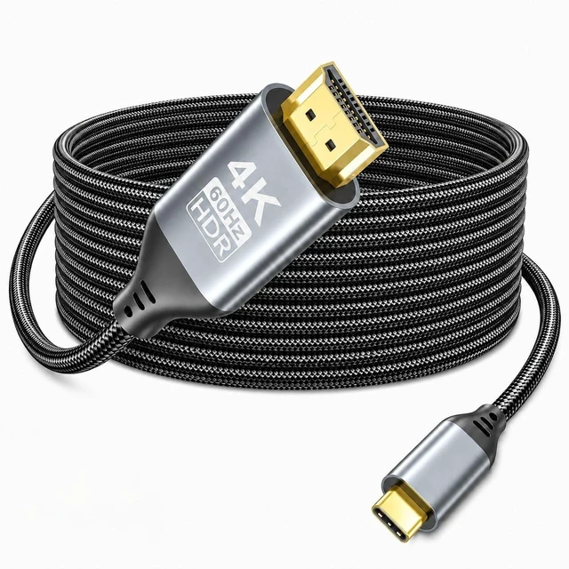 Main image of USB C to HDMI Cable 16.5FT for Home & Office, 4K@60Hz Long HDMI Cable