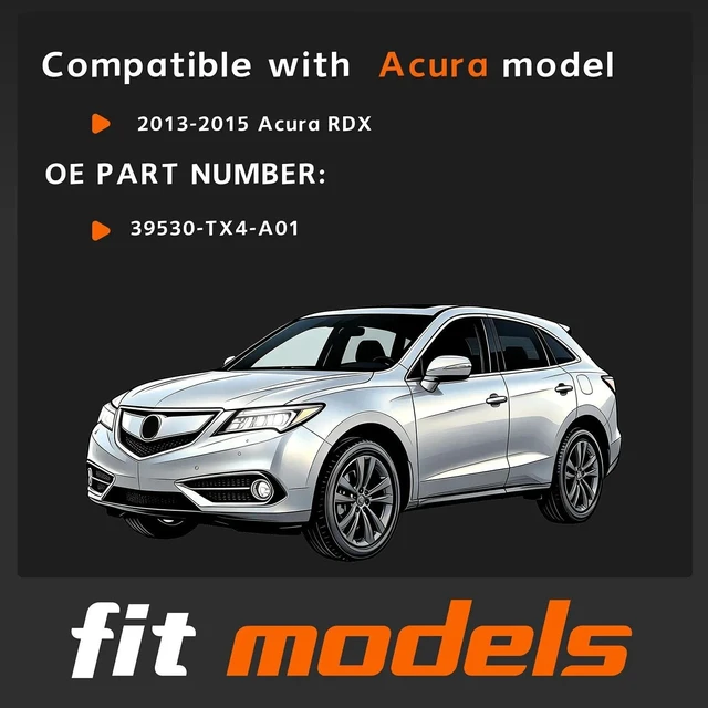 Alt view image 4 of 5 - Anpher 39530-TX4-A01 OE Backup Camera Replacement for Acura RDX 2013 2014 2015, Anpher Rear View Reverse Rear Park Assist Camera Replaces OE NO..39530TX4A01