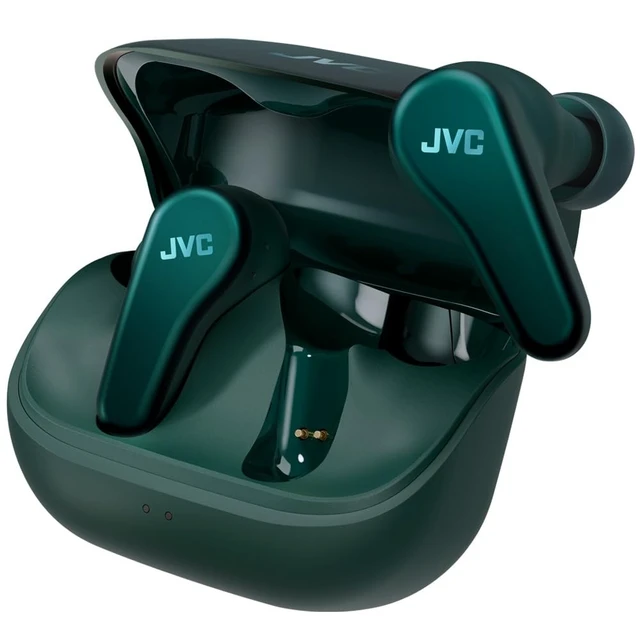 Alt view image 2 of 5 - JVC True Wireless Earbuds, Hybrid Noise Cancelling, 10mm Driver, LDAC Audio, Spiral Dot Pro Earpieces, 44 Hours Battery Life, Wireless Charging, and Multipoint Connection - HAA100TG (Tea