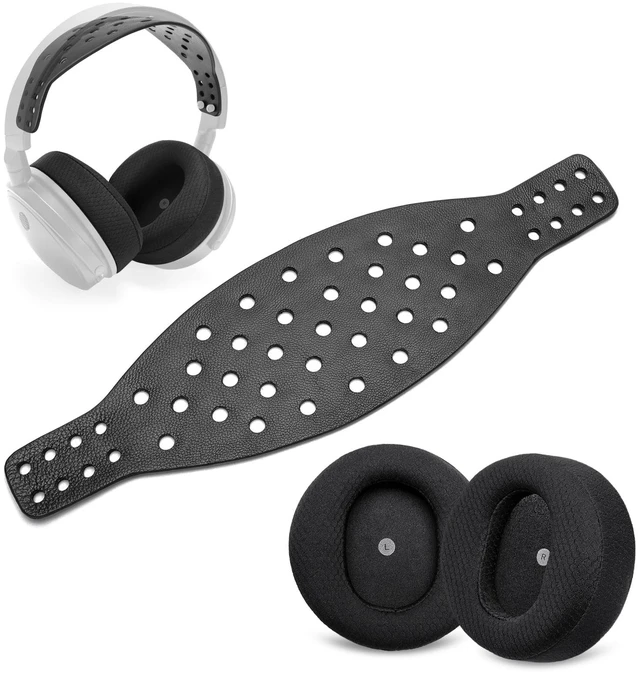 Main image of Voarmaks Ear Pads + Wide Lambskin Headband Strap for Audeze Maxwell 1, 2, 2 ANC