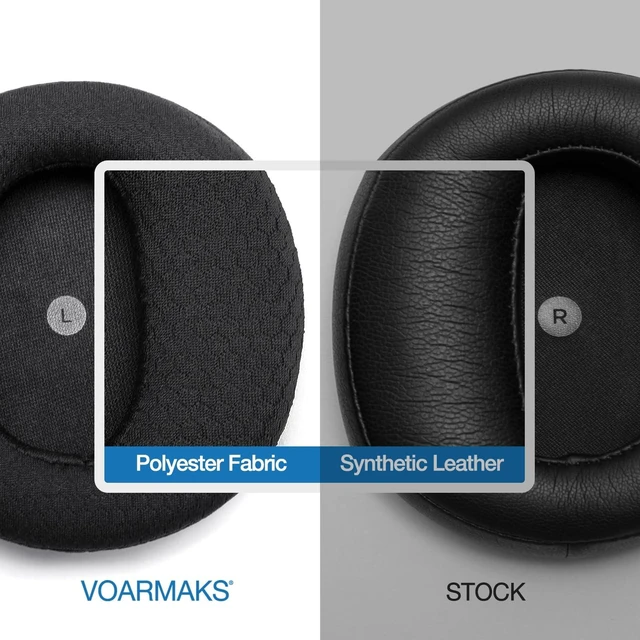 Alt view image 4 of 5 - Voarmaks Ear Pads + Wide Lambskin Headband Strap for Audeze Maxwell 1, 2, 2 ANC