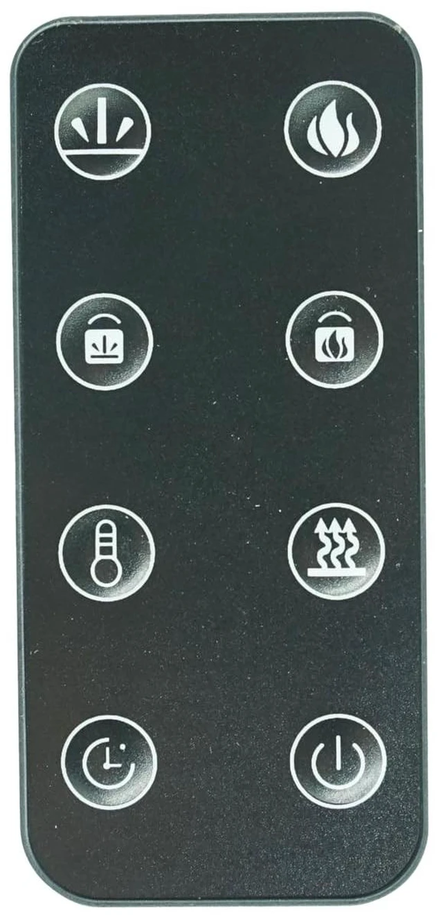 Main image of HCDZ Replacement Remote for e-Flame USA Wall Mounted Electric Fireplace