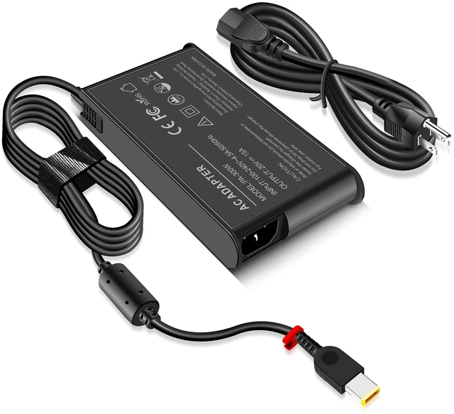 Main image of 300W Laptop Charger Compatible with Lenovo Legion Pro 7 7i 5 5i Y720 Y740 ThinkPad R7000P R9000P Y9000K 9000K ADL300SLC3A ADL300SDC3A Power Supply AC Adapter
