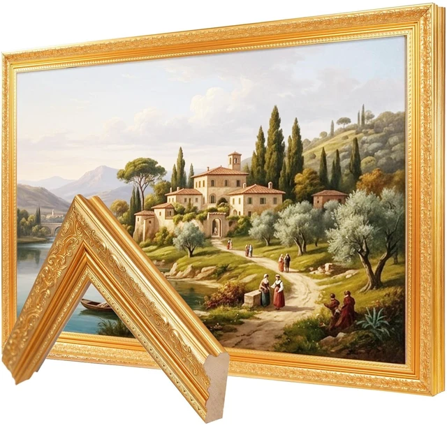 Main image of CasaDHG Gold TV Frame, Compatible ONLY with 65" Samsung The Frame TV Pro TVs, Vintage Golden Art Bezel, Fits 65" LS03A/LS03B/LS03C/LS03D/LS03FA/LS03FW (20212025 & 2025 Pro) (65")