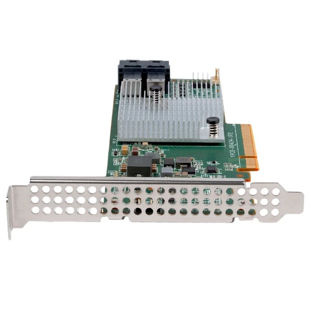 Alt view image 5 of 5 - SAS HBA Card Compatible with LSI 9300-8i IT Mode 9207-8i with SATA Cables