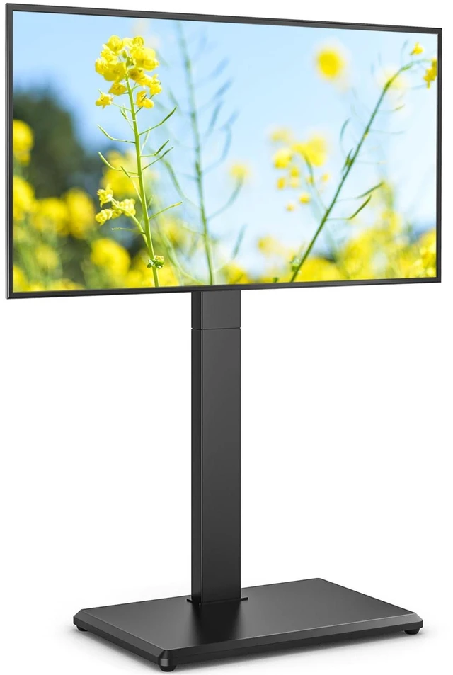 Main image of Rfiver Floor TV Stand for 32-75 Inch TVs with Wooden Base