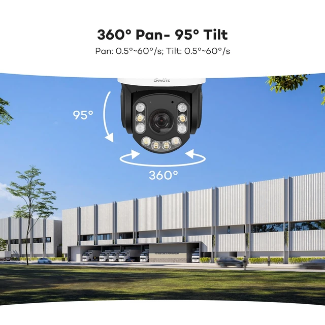 Alt view image 3 of 5 - ONWOTE 22x Optical Zoom PTZ PoE IP Security Camera, Auto Human Cruise Track