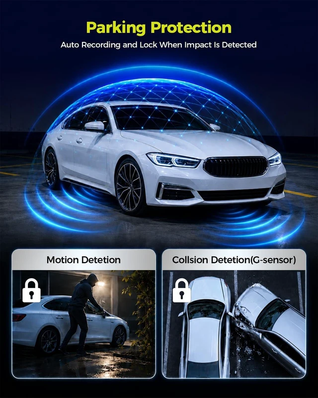 Alt view image 4 of 5 - LAMTTO Dual Dash Cam Front and Inside,Dash Camera for Cars with 32GB Card