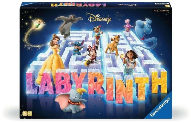 Main image of Ravensburger Disney 100 Labyrinth - Engaging Brain Teaser Game - Ideal for Ages 7 & Up - High Replay Value - Celebrating 100 Years of Disney Magic
