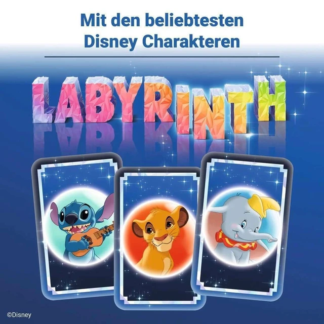 Alt view image 5 of 5 - Ravensburger Disney 100 Labyrinth - Engaging Brain Teaser Game - Ideal for Ages 7 & Up - High Replay Value - Celebrating 100 Years of Disney Magic
