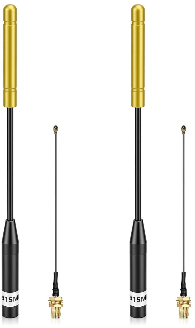 Main image of 915MHz LoRa Antenna, Whip Antenna 20cm, Meshtastic 10dBi Gain, Yellow 2Pcs