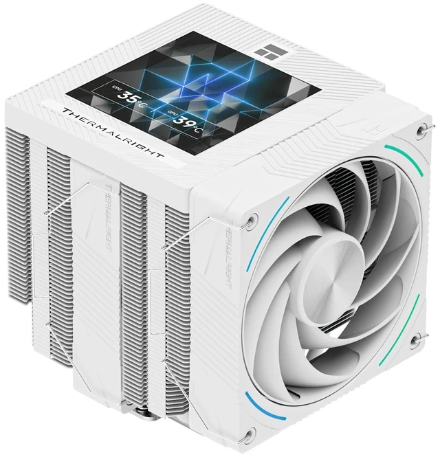 Main image of Thermalright TR Phantom Spirit 120 Vision Snow CPU Cooler with 3.95-in 480x480 Resolution Display LCD Screen, PC Cooling for LGA1700/1851/1150/1151,AM4/AM5,High Performance Radiator-White