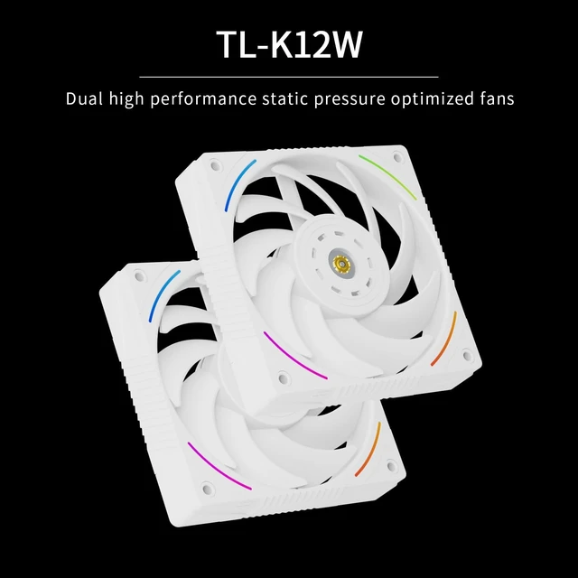 Alt view image 2 of 5 - Thermalright TR Phantom Spirit 120 Vision Snow CPU Cooler with 3.95-in 480x480 Resolution Display LCD Screen, PC Cooling for LGA1700/1851/1150/1151,AM4/AM5,High Performance Radiator-White