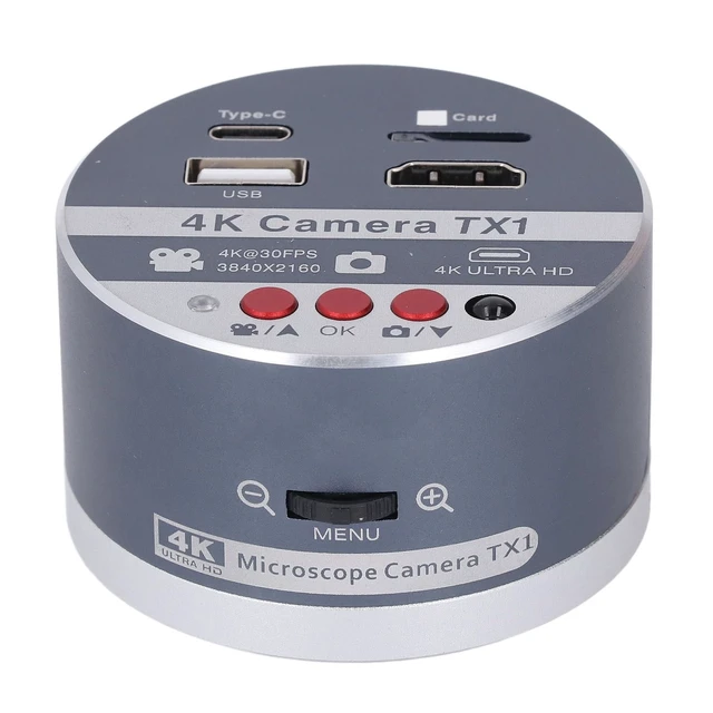 Alt view image 4 of 4 - Badafaci 4K Microscope Camera, IMX678 Lens 1/1.8 Inch Sensor Photo Video Camera with HD Multimedia Interface Output, for Microscope Observation Applications (US Plug)