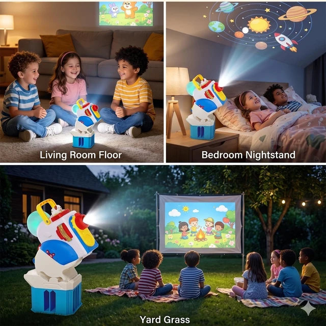 Alt view image 5 of 5 - Adjustable Projector Stand for Little Tikes Story Dream Machine.