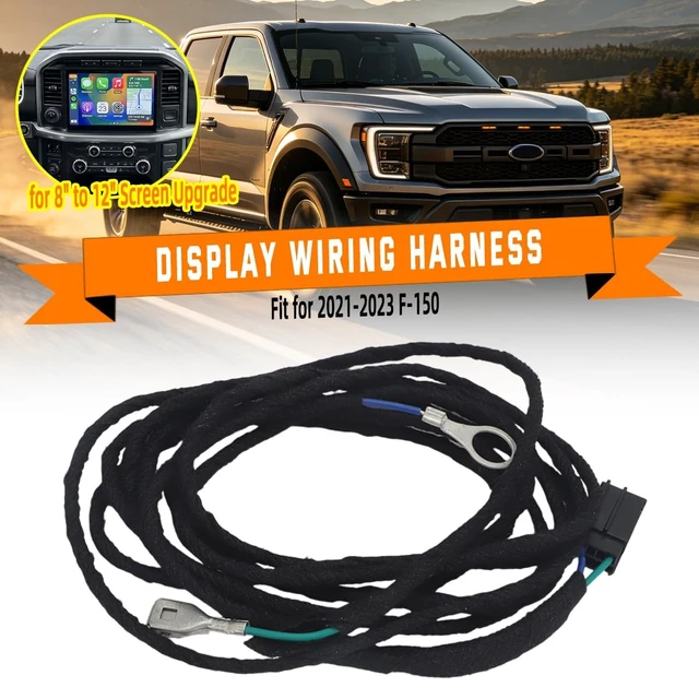 Alt view image 2 of 5 - 12" Sync 4 Display Wiring Harness for 2021-2023 Ford F-150
