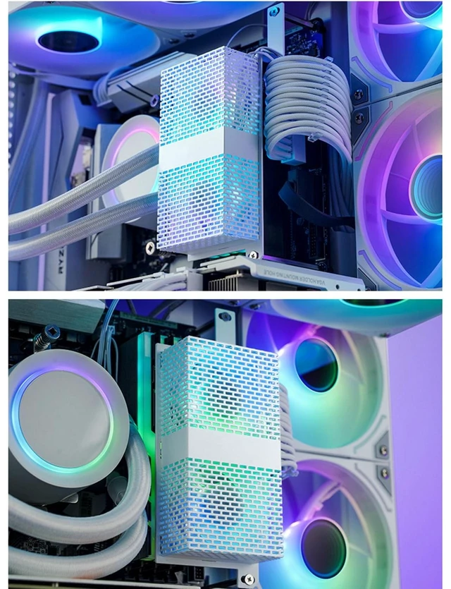 Alt view image 5 of 5 - Memory Cooling Fan Heatsink, Dual 5020 for DDR Ddr2 Ddr3 Ddr4 Ddr5 Radiators, Abs Quiet Cooling, Adjustable Position Easy Installation