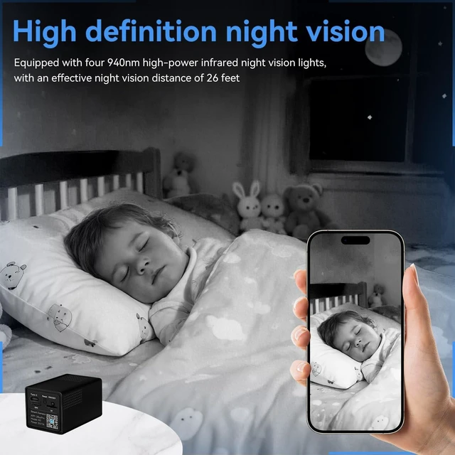 Alt view image 4 of 5 - 4G LTE Cellular Security Camera, Indoor Camera No WiFi Needed TwoWay Audio