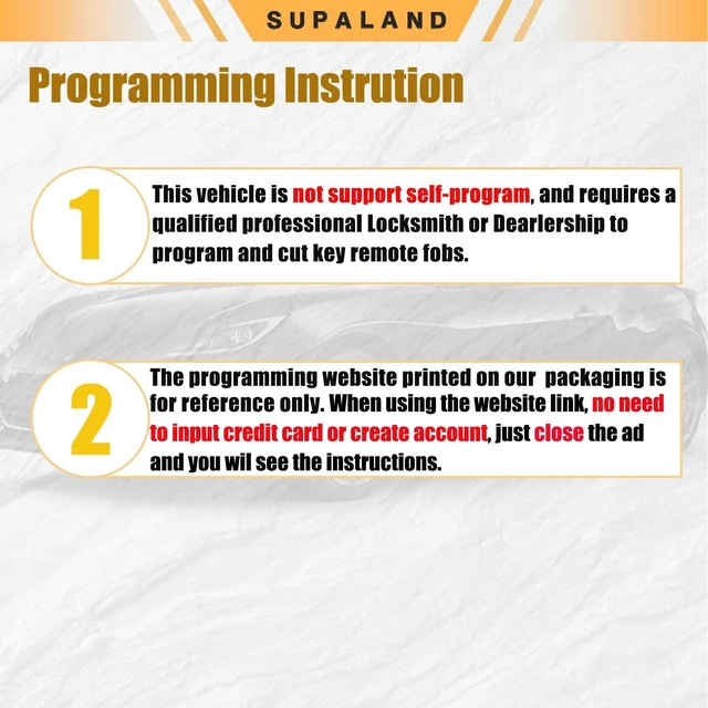 Alt view image 5 of 5 - SUPALAND Key Fob Replacement Fits for Land Rover Range Rover Sport Evoqu Discovery Defender 20182024 Smart Remote Control Keyless Entry KOBJXF18A 5AVC12F07JK52-15K601 ID49 (Non-UWB)