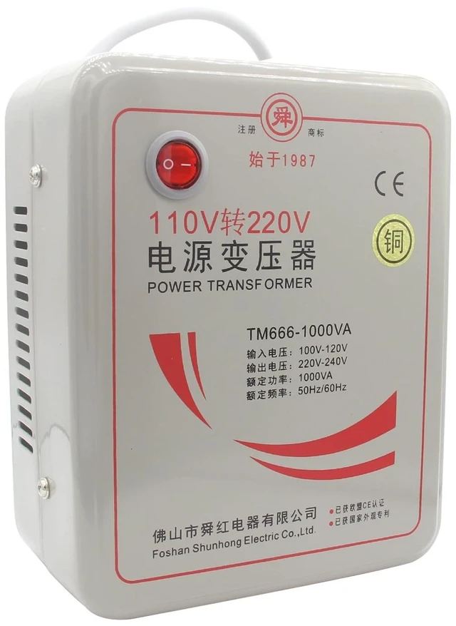 Alt view image 5 of 5 - Beduan 110V to 220V Step Up Converter Voltage Power Transformer for 220V Chinese Electronics