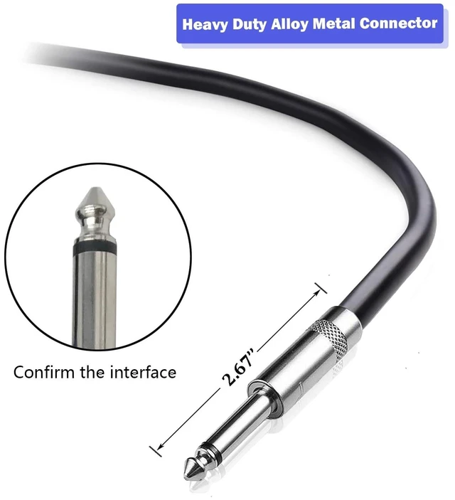 Alt view image 3 of 5 - 2 Pack 1/4" TS to TS Speaker Cable 100 Feet 12AWG 2 Conductor Heavy Duty