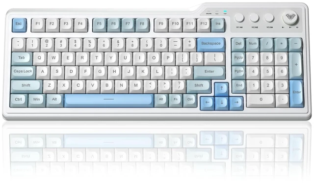 Main image of Aula F3099 Wireless Gaming Computer Keyboard with Number Pad & Knob