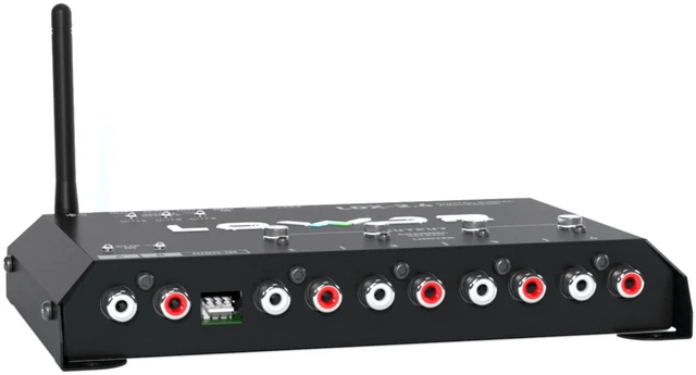 Alt view image 4 of 5 - LOWDR Car Audio LDX 2.4 Digital Signal Processor and Equalizer, 4 Output 2 Input DSP with Bluetooth App Control, Parametric EQ, Crossover, and Limiter
