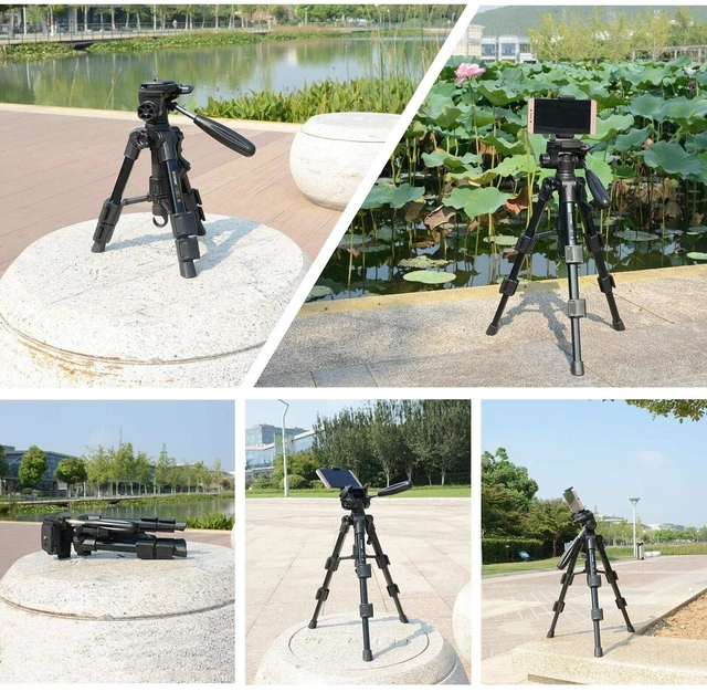 Alt view image 5 of 5 - Mini Tripod for Camera,Zomei Travel Table Tripod with 3-Way Pan/Tilt Head 1/4 inches Quick Release Plate and Bag for DSLR Camera Tripod Carrying Bag