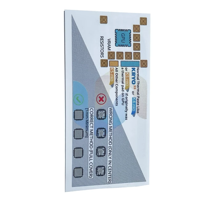 Alt view image 3 of 5 - Ultimate Repaste KIT K5 PRO 10g & KRYO33 3g Thermal Paste and Thermal Putty Pad Replacement Set Compatible with Apple iMac, Asus ROG, Acer Nitro, MSI laptops, RTX 3080, PS4, Nintendo Switch, X