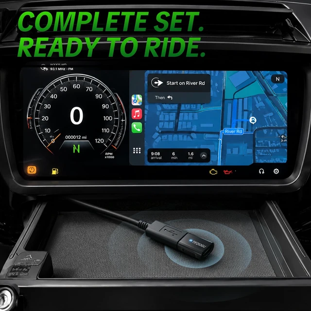 Alt view image 3 of 5 - Tifziogu Motorcycle CarPlay Bluetooth Headset Bypass Adapter