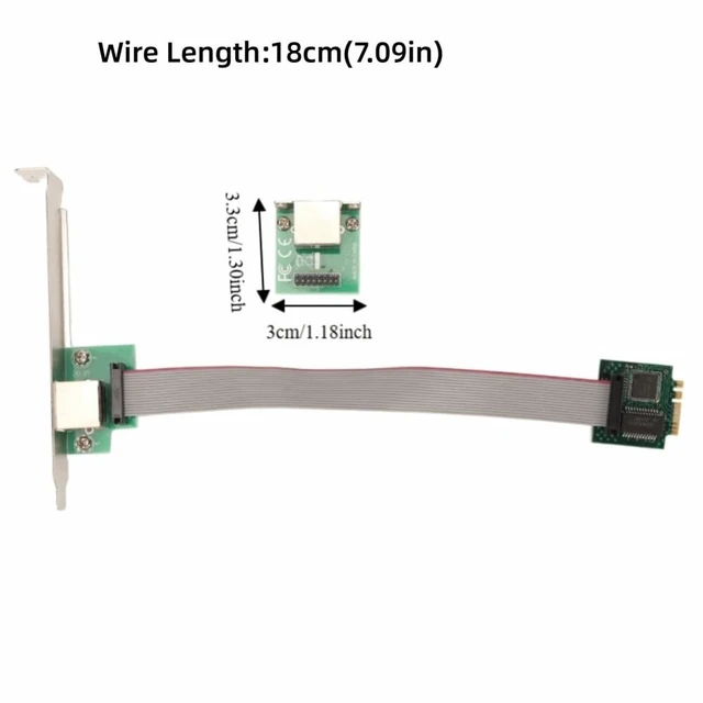 Alt view image 4 of 5 - Limen M.2 A+E Gigabit Ethernet Adapter Single Port RJ45 NIC for Industrial PC,for Windows 10,for Linux,for VMware ESXi,Support PXE,WOL,iSCSI