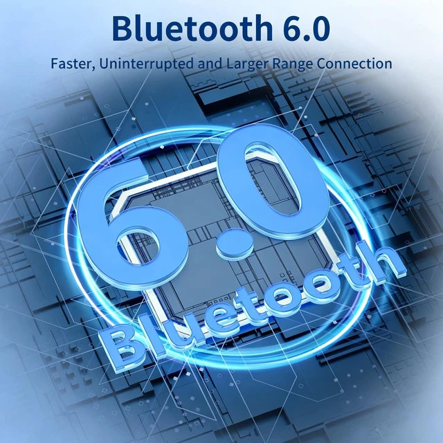 Alt view image 5 of 5 - MZQYRVK Blue Retractable Neckband Bluetooth Headphones,Bluetooth 6.0,Long Battery Hi-Fi Sound,IPX4 Waterproof Vibration Alert Wireless Headset for Running Travel