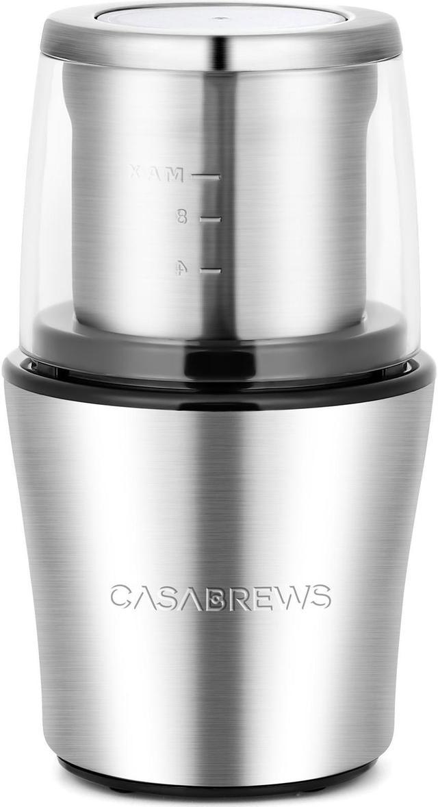 CASABREWS All-in-One Espresso Machine with Grinder ,Silver