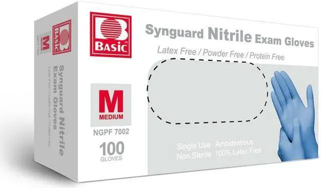 Alt view image 2 of 4 - Nitrile Exam Gloves MEDIUM [Case of 1000]