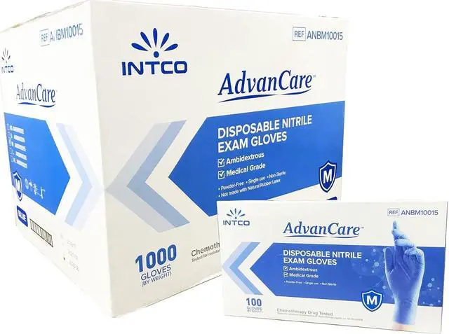 Main image of Case of 1000 Nitrile Exam Gloves XL
