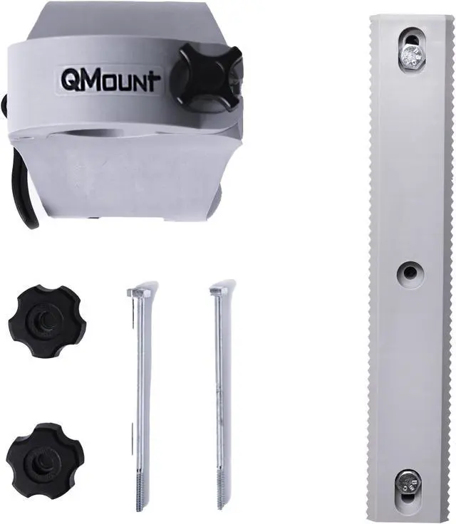 Alt view image 3 of 3 - QMount Massage Gun Holder for Power Racks, Squat Racks & Cage Racks