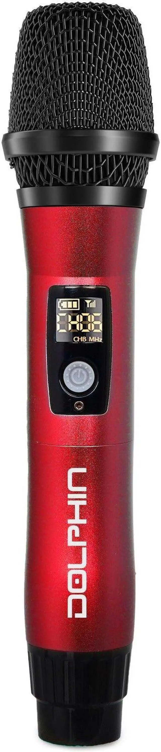 Alt view image 2 of 4 - Dolphin MCX11 UHF Wireless Microphone - USB-C Rechargeable, 50 Channels, Anti-Interference Technology